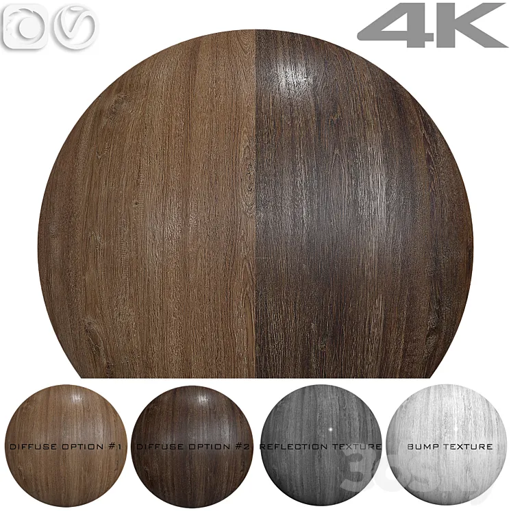 Seamless texture - Oak 3D Model Free