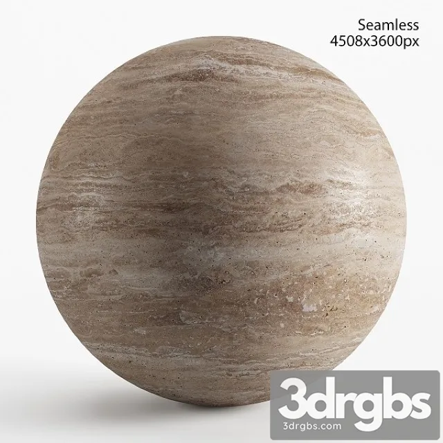 Seamless Texture Of Beige Travertine 3D Model Download
