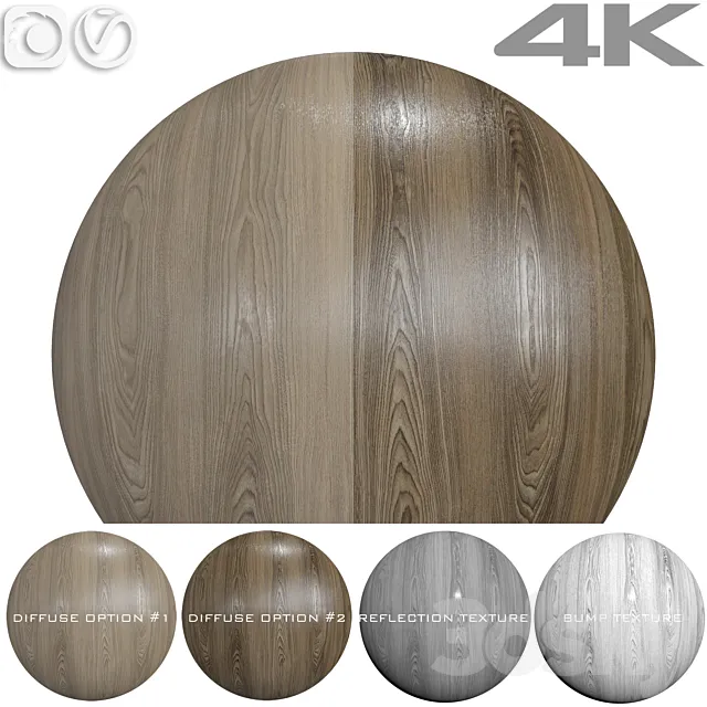 Seamless textures - ASH 3D Model