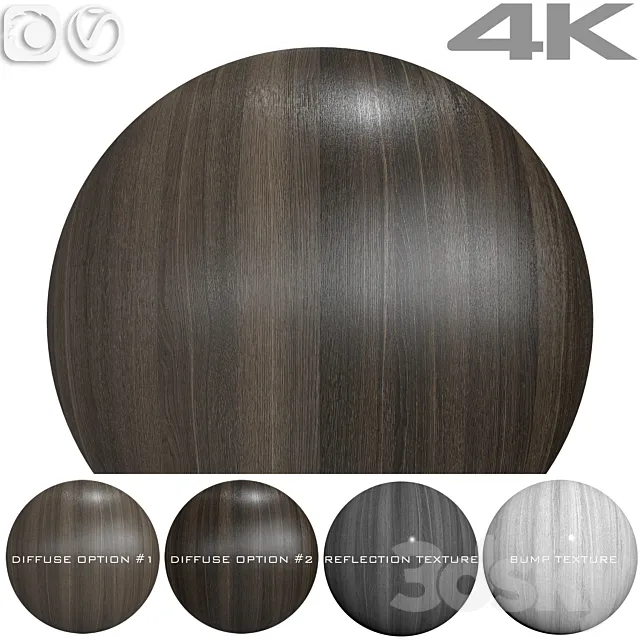 Seamless textures - OAK 3D Model