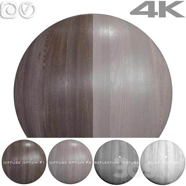 Seamless textures - OAK 3D Model
