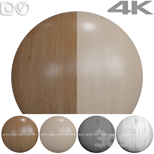 Seamless textures – SYCAMORE 3D Model