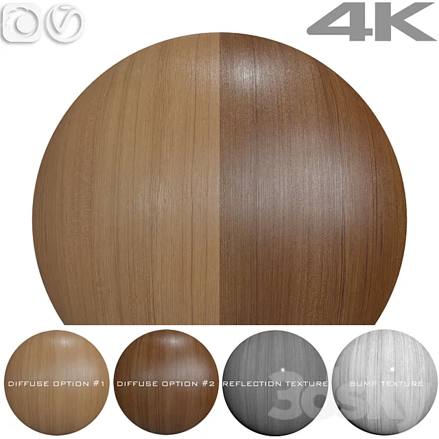 Seamless textures - TEAK 3D Model