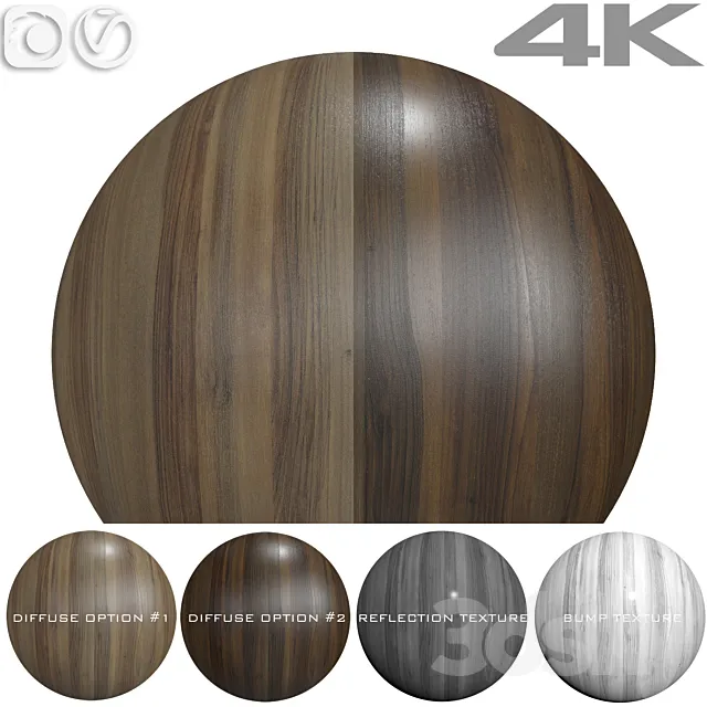 Seamless textures - WALNUT 3D Model
