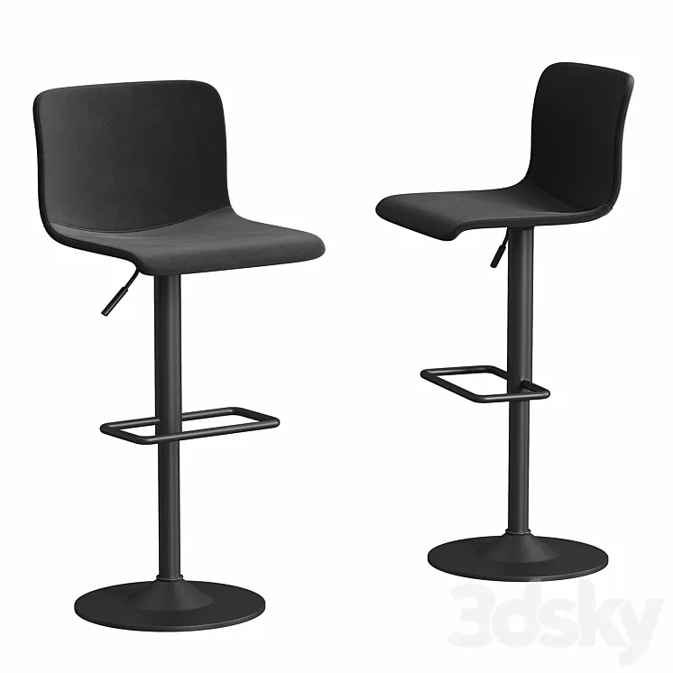 Sean bar stools 3D Model Free