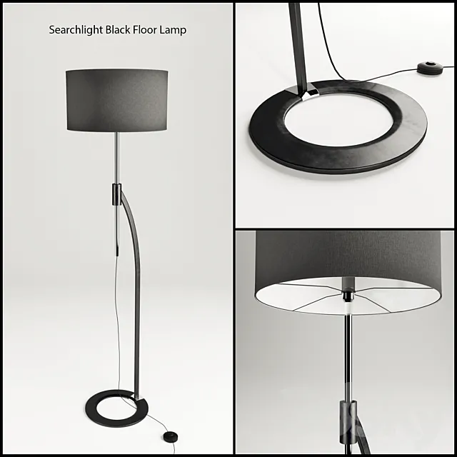 Searchlight Floor Lamp 3D Model