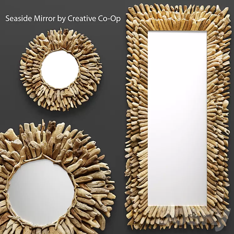Seaside Mirror by Creative Co-Op 3D Model