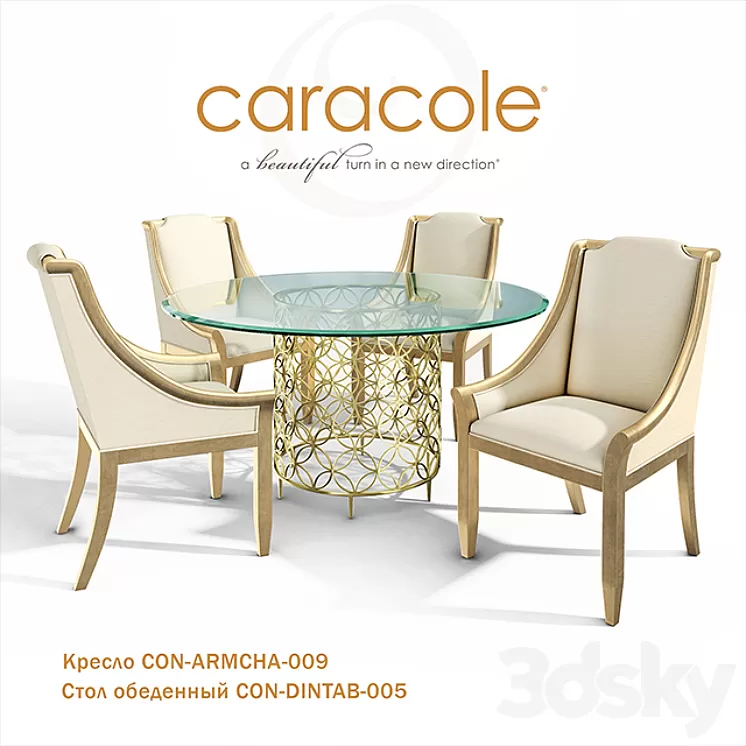 SEAT CON-ARMCHA-009 3D Model