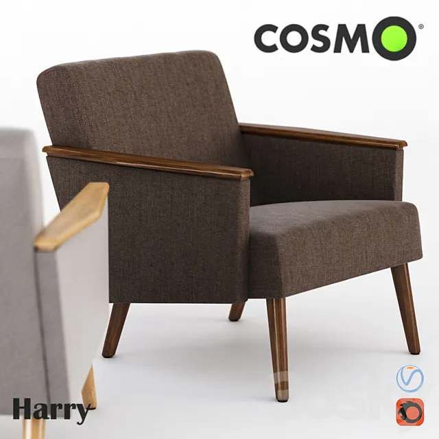 seat Harry 3D Model