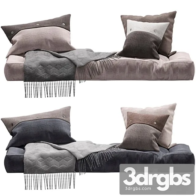 Seat pillow set 7 3D Model Free