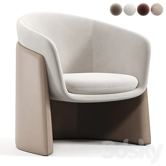 Seba Lounge Armchair 3D Model