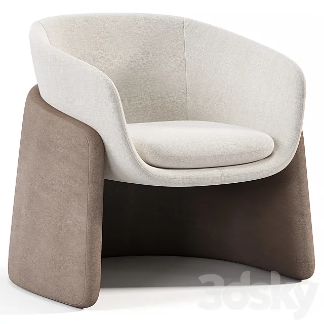 Seba Lounge Chair By Davis Furniture 3D Model