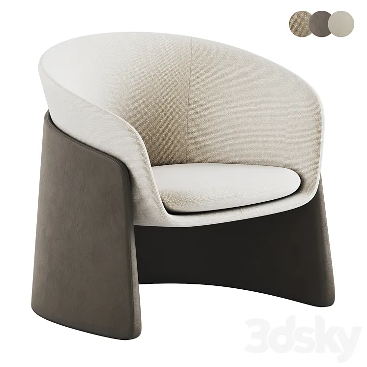 Seba Lounge Davis Furniture 3D Model Free