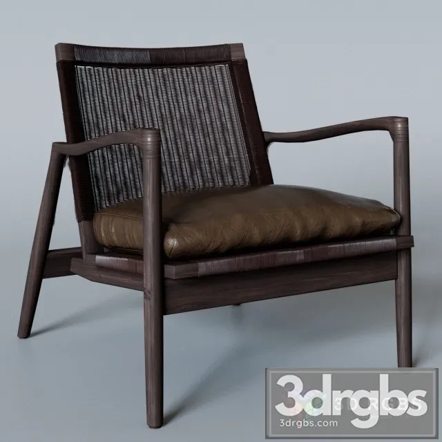 Sebago Armchair 3D Model Free