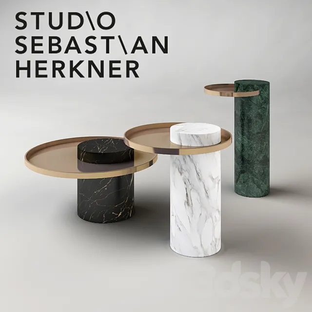 Sebastian Herkner SALUTE TABLE 3D Model