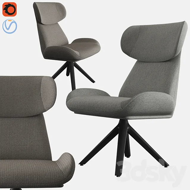 Sebastian lounger 3DModel