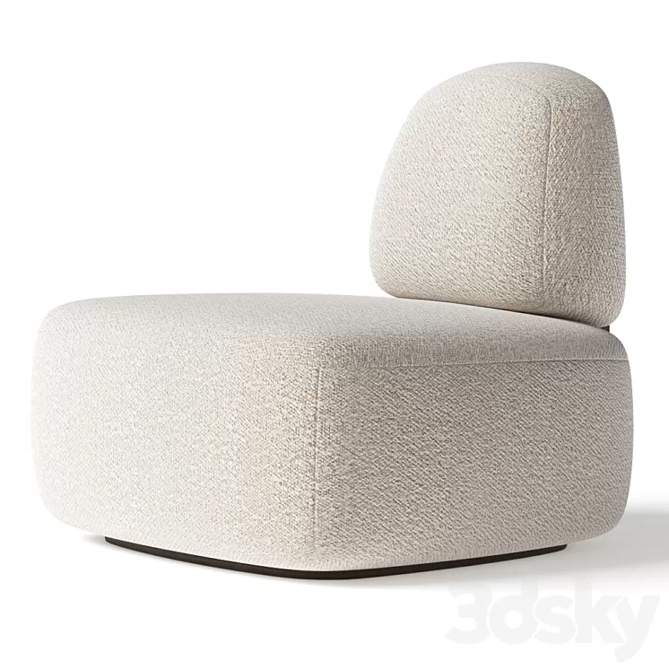 Secolo Cloud Boucle Clip Armchair 3D Model