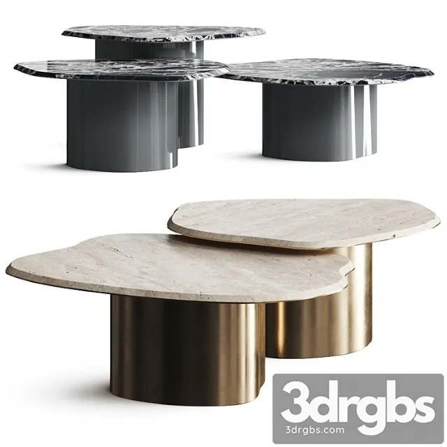 Secolo Fragment Coffee Tables 3D Model Free