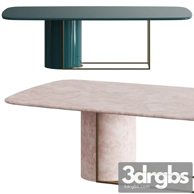 Secolo horus dining table 2 3D Model Free