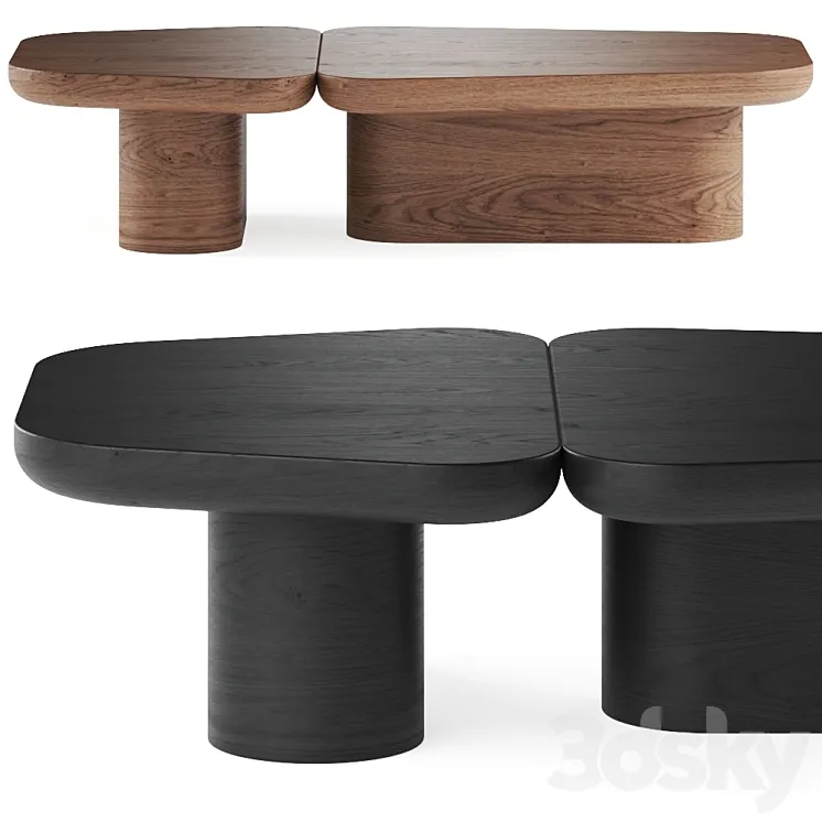 Secolo Pangea Coffee Table 3D Model Free