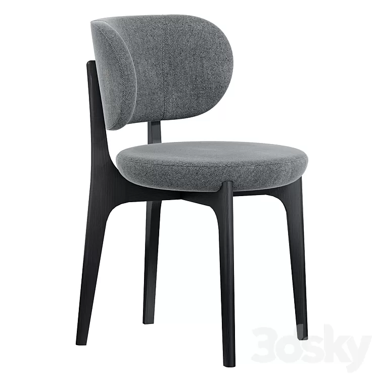 Secolo RICHMOND Dining Chair 3D Model Free