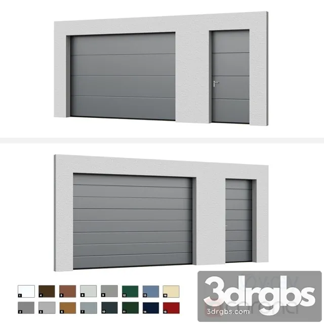 Sectional Doors Hormann LPU 3D Model Free