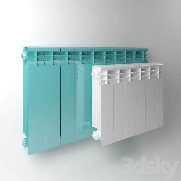 sectional radiator 3D Model