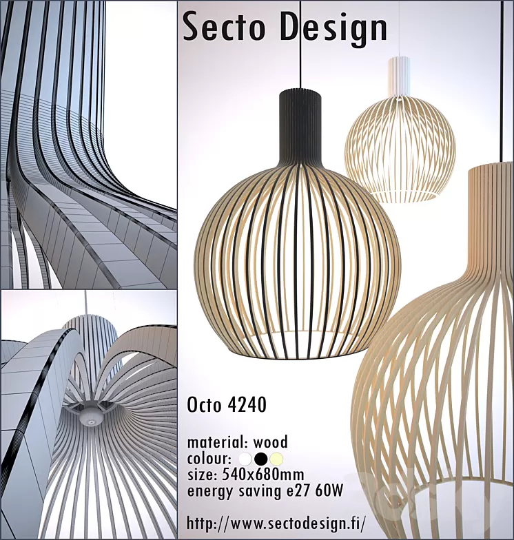 Secto Design Octo 4240 3D Model