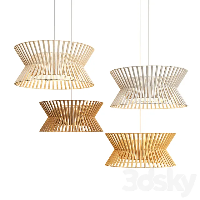 Secto Kontro 6000 Pendant 3D Model