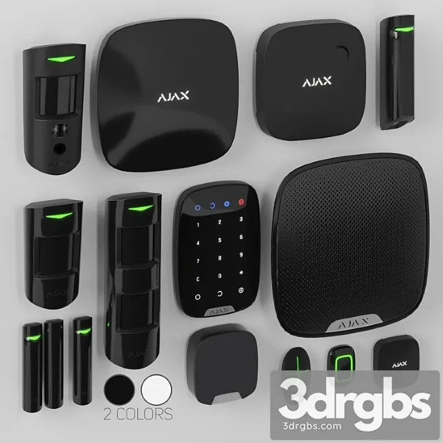 Security Alarm System Ajax 3D Model Free
