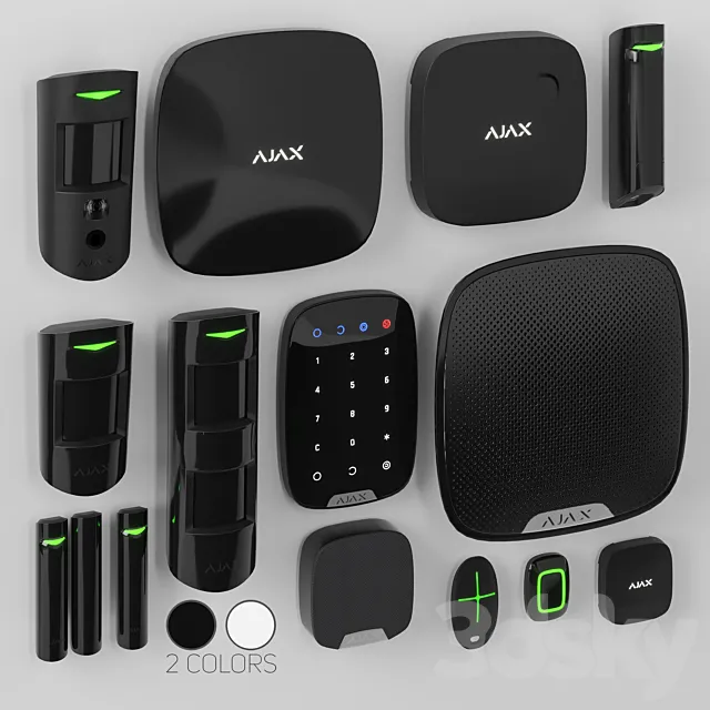 Security alarm system Ajax 3DModel