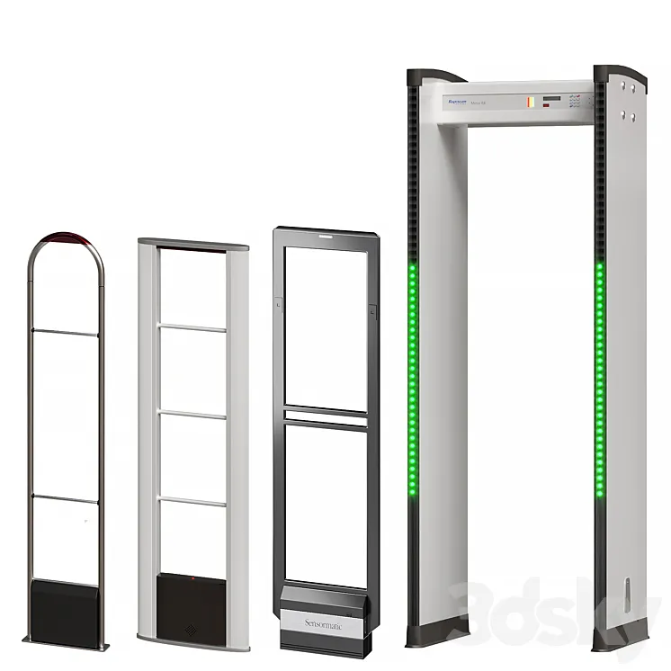 security frame 3D Model Free