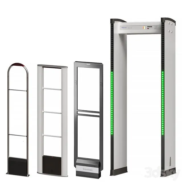 security frame 3D Model