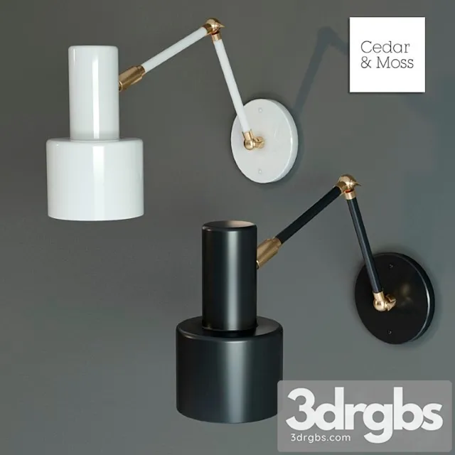 Sedar & moss articulated ridge sconce 3D Model Free