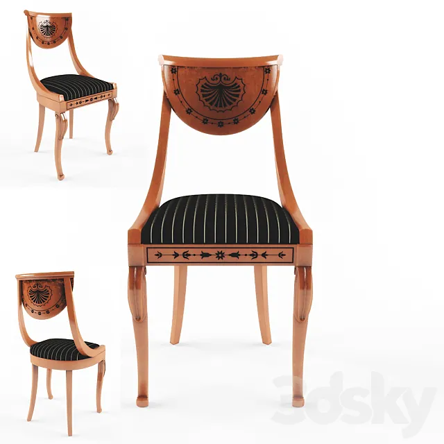 Sedia burano 3D Model