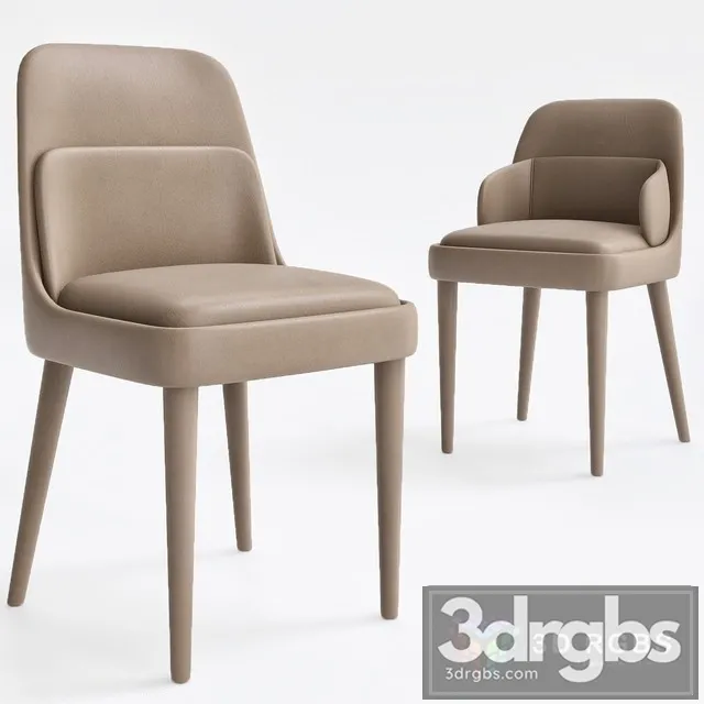 Sedia Jackie Gallotti Chair 3D Model Free