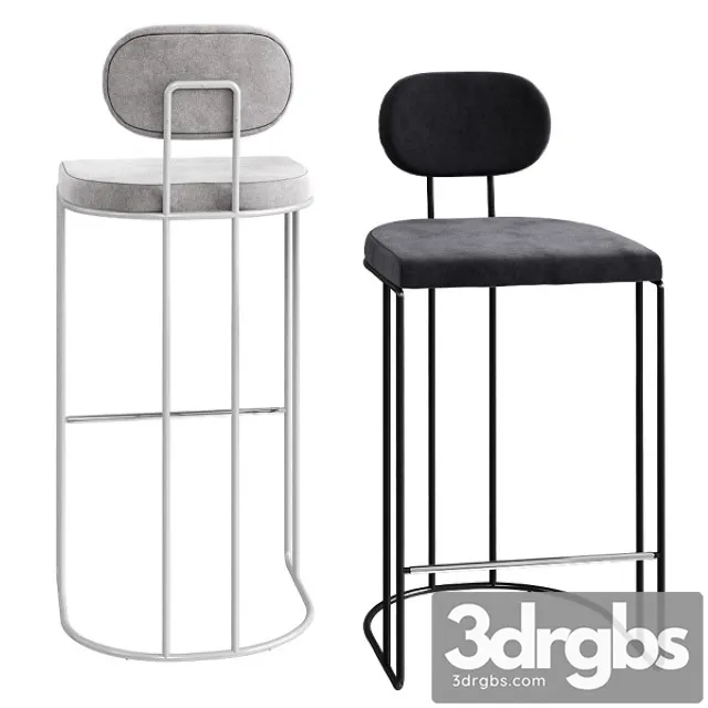 Sedis Barstools 3D Model Free