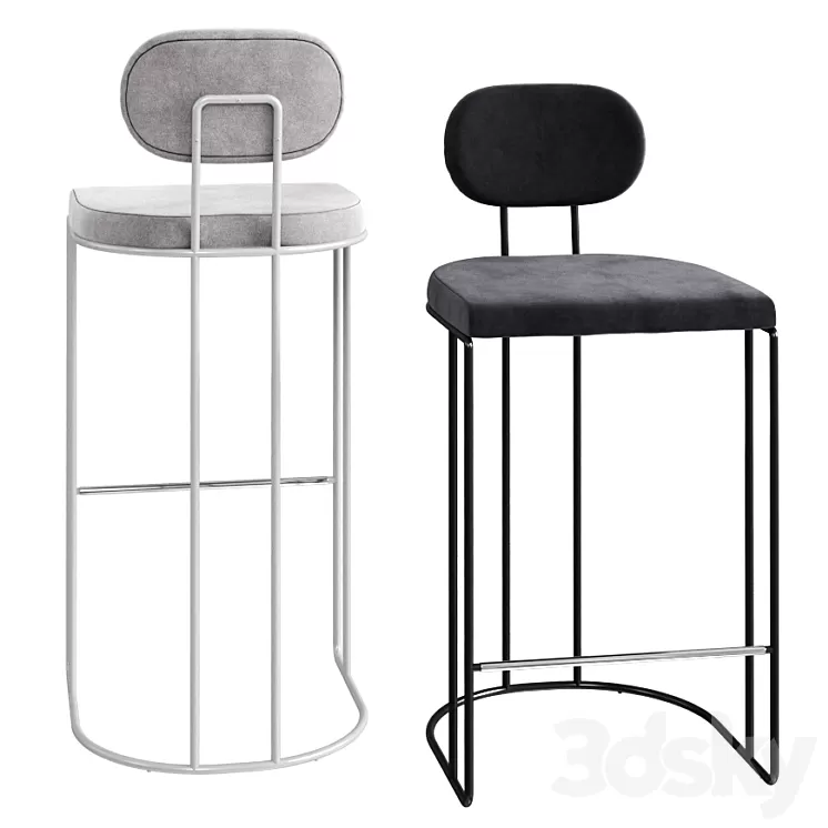 Sedis barstools 3D Model