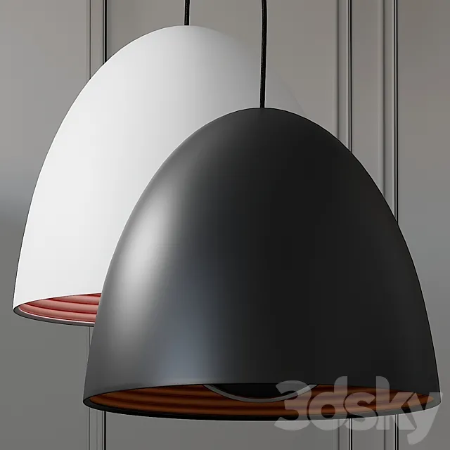 Seed Design Helio Single Light Wide Pendant 3DModel