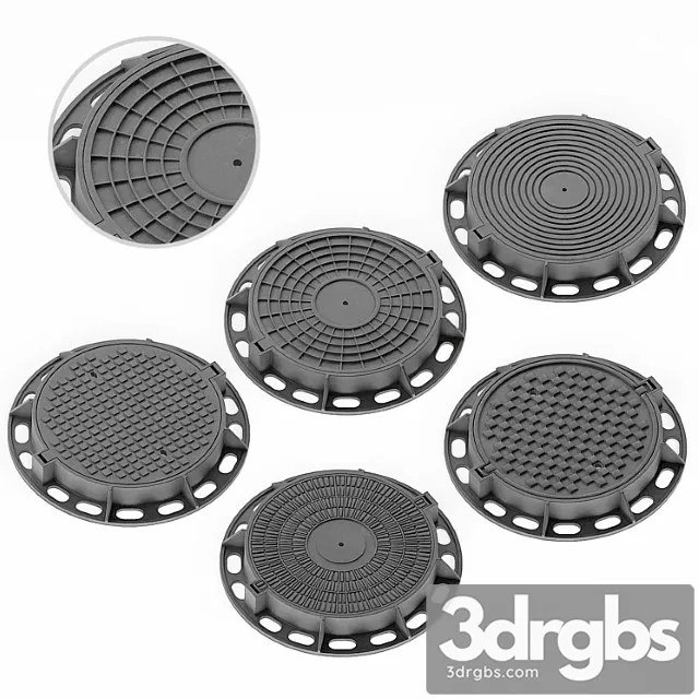 Seewer manhole 3D Model Free