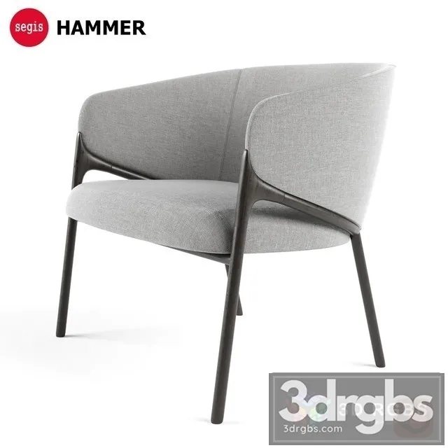 Segis Hammer Armchair 3D Model Free