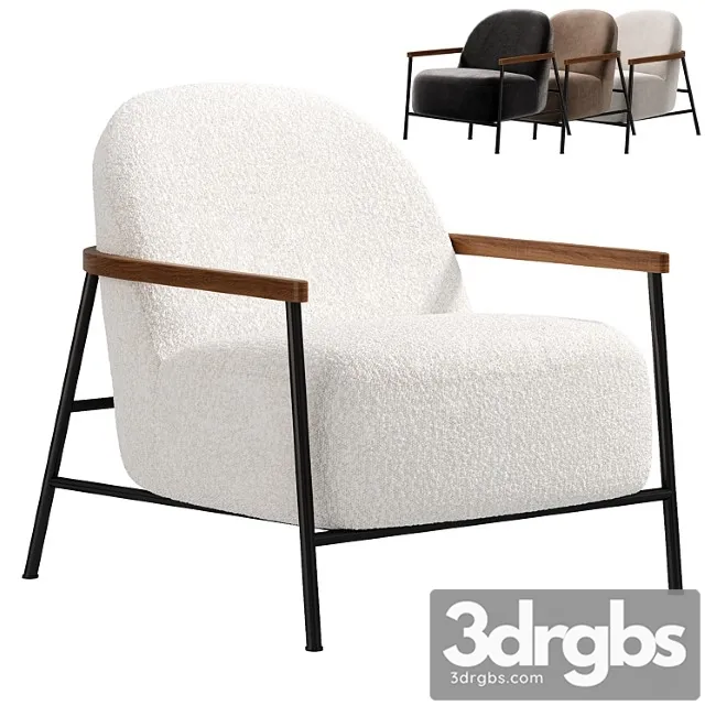 Sejour Lounge Chair By Gamfratesi Gubi 1 3D Model Free