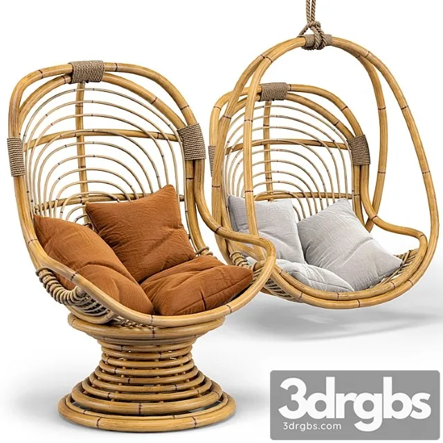 Selamat san blas chair hanging chair 3D Model Free