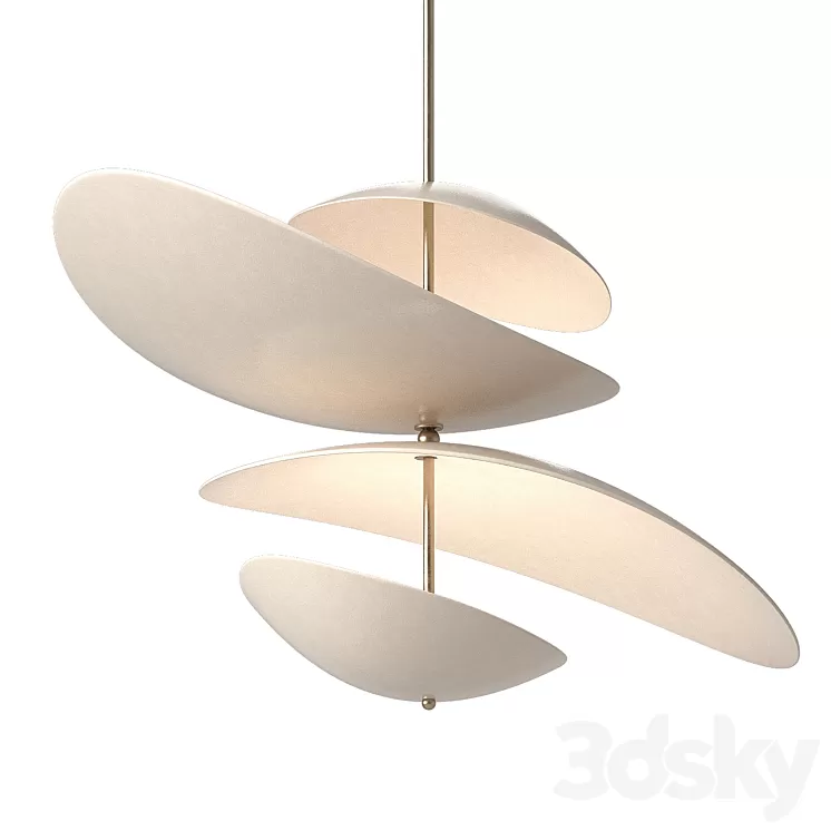 Selene pendant chandelier by Elsa Foulon 3D Model Free