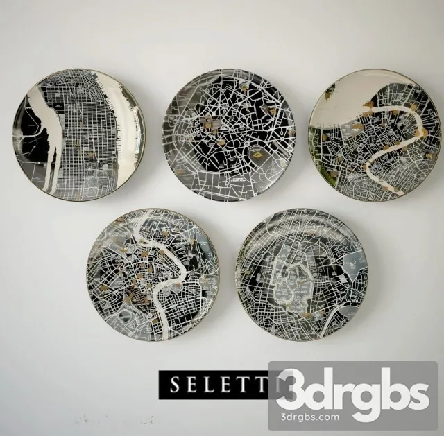 Seletti Isaura Dinner Plate 3D Model Free