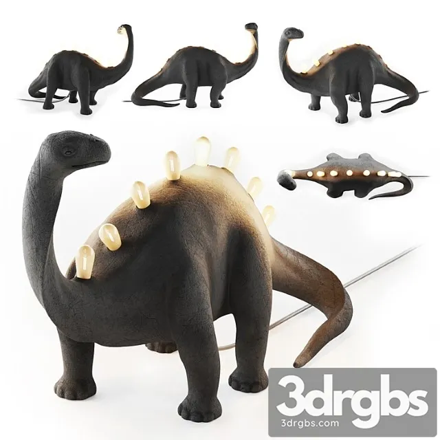Seletti jurassic lamp bronto 3D Model Free