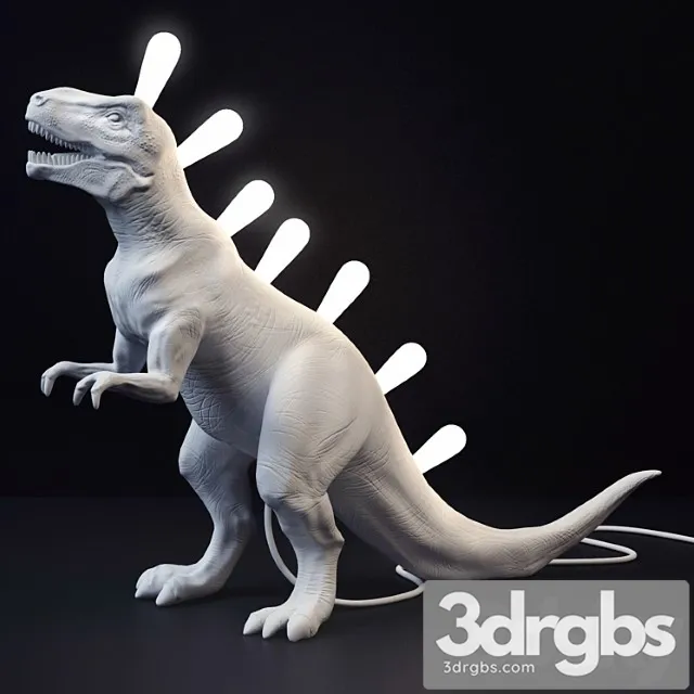 Seletti jurassic lamp rex. 3D Model Free