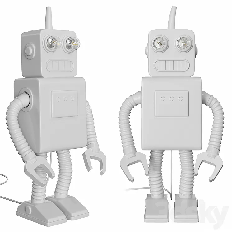 Seletti Robot Lamp 3D Model