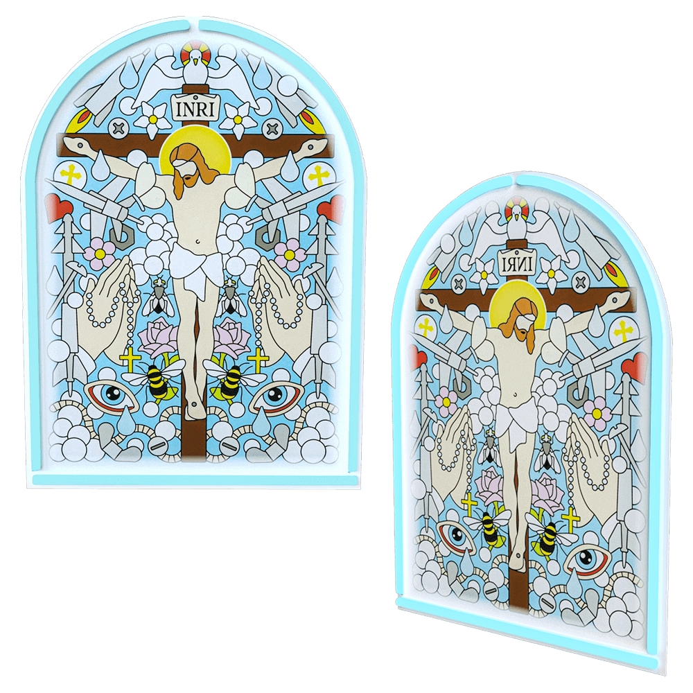 SELETTI - Wall lamp Gospel Led signs Jesus 3D Model