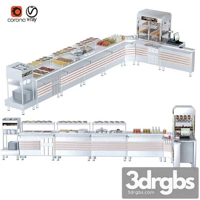 Self service line 3D Model Free